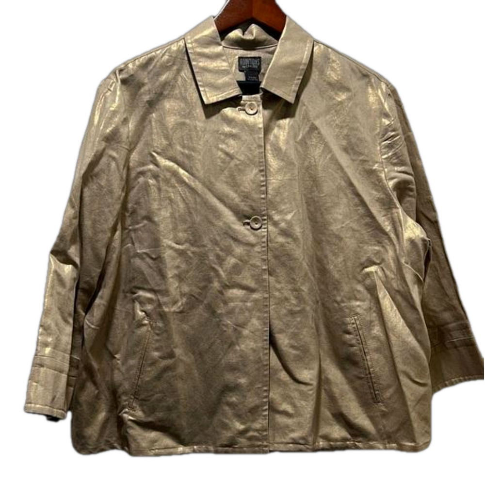 Additions by chicos gold  top size 3 GUC…